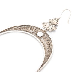 Early 20th Century Silver Filigree Clutch Bag Purse Handle