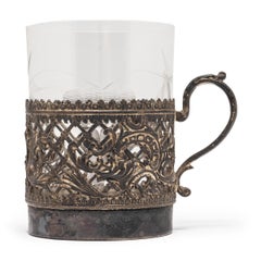 Silver Filigree European Drinking Cup
