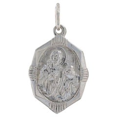 Silver First Communion Child's Pendant - 800 Faith Keepsake Charm
