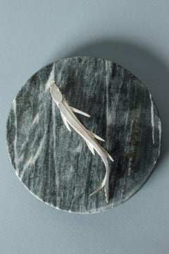 Silver Fish Brooch by Wiwen Nilsson, Sweden, 1965