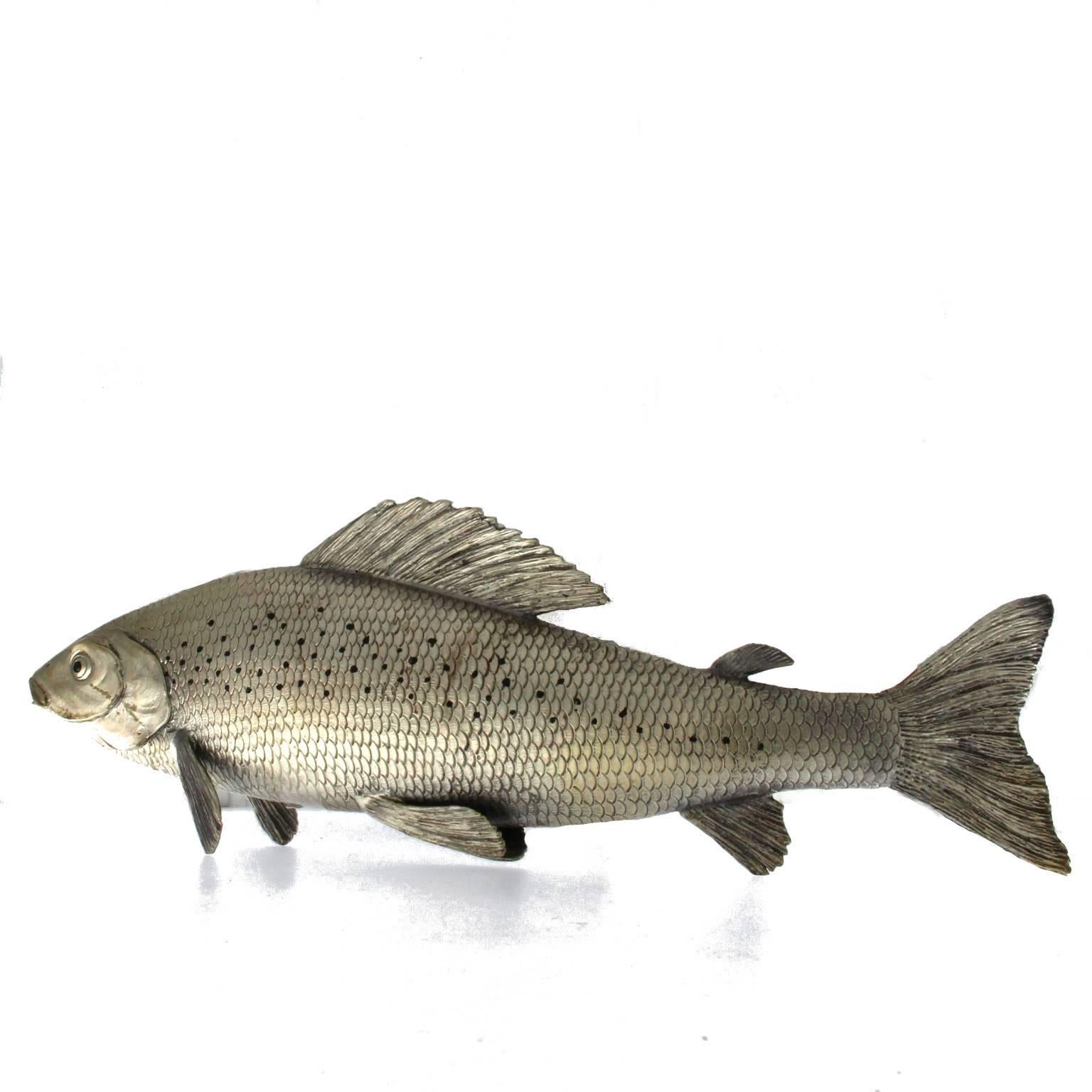 A Silver Fish Grayling handicraft Neuf - En vente à Milano, Lombardia