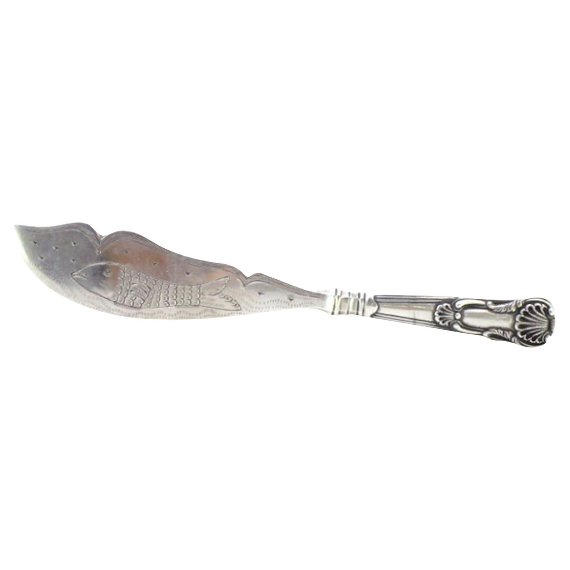 Silver fish knife