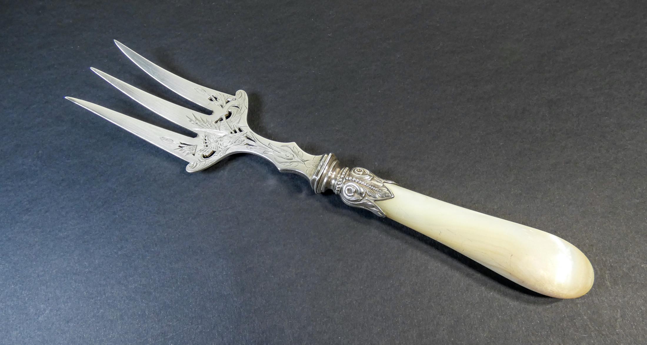 Silver Fish Set by François Nicoud, 51 Pcs, Paris, ca. 1880 8
