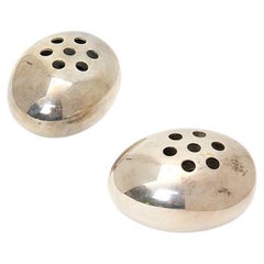 Silver Flower Frogs by Carl Cohr for Cohr, 1960s