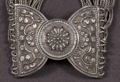 Silver Flower Motif Bracelet from India