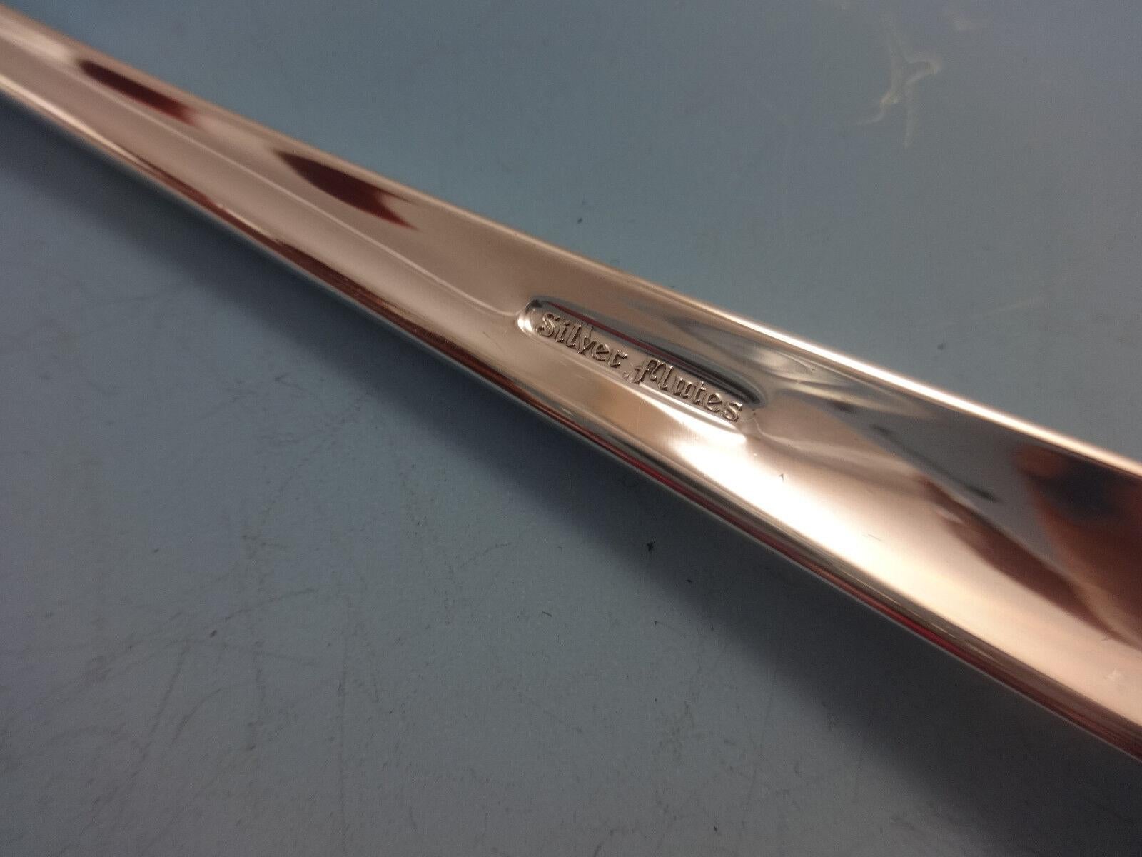 Flutes d'argento by Towle Set di posate in argento sterling per 8 persone 54 pezzi in vendita 1