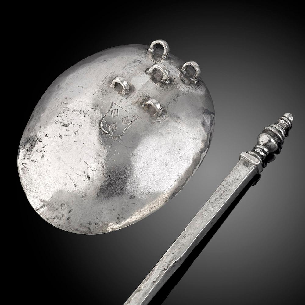 18th Century and Earlier Silver Folding Spoon/Fork Travelling Set, circa 1580 For Sale