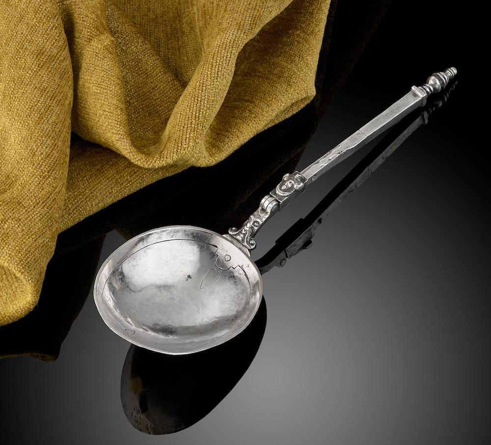 Silver Folding Spoon/Fork Travelling Set, circa 1580 For Sale 2