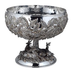 Silver Foliage Fruit Bowl