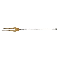 Silver Fork for Snacks, Georgia by Jewelry Factory City Tbilisi, 1960