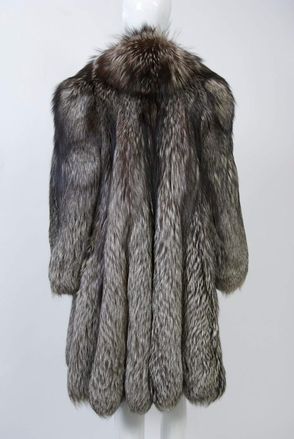 Silver Fox Coat For Sale 1