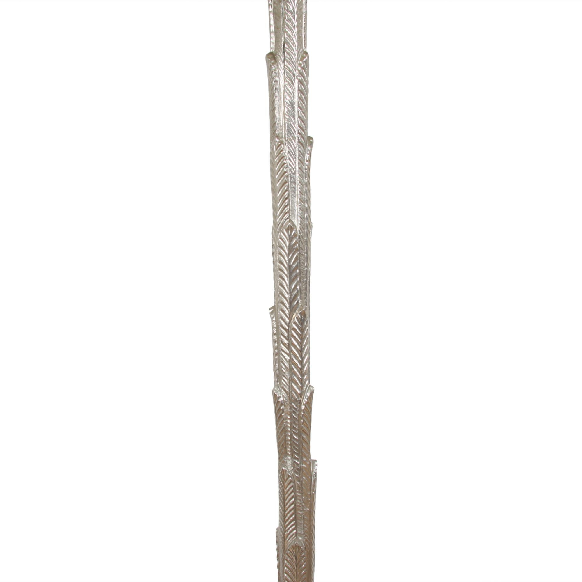 Mid-Century Modern Silver French 1950s Bagues Floorlamp