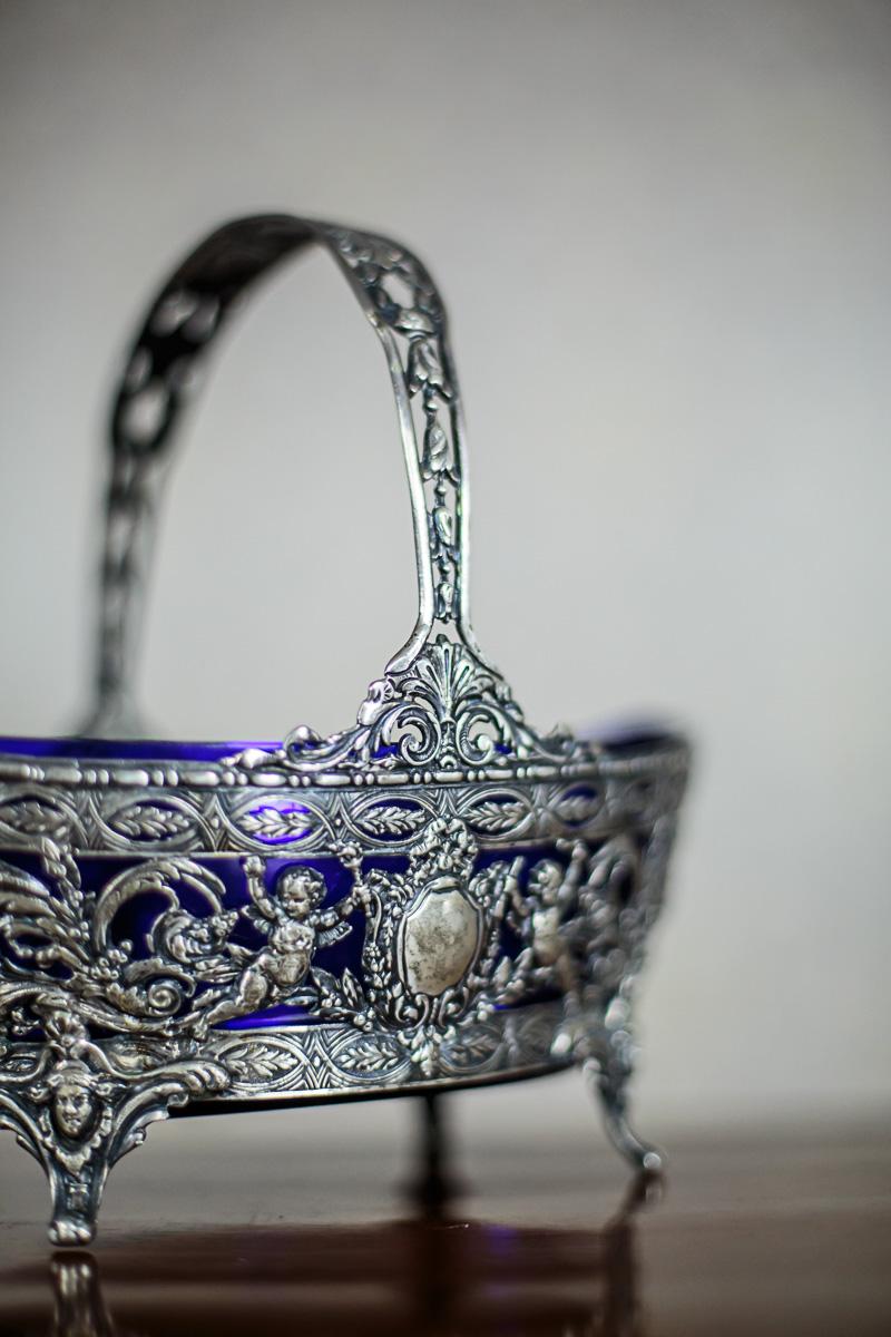 Silver Fruit Basket/Jardiniere, circa 1928 For Sale 3