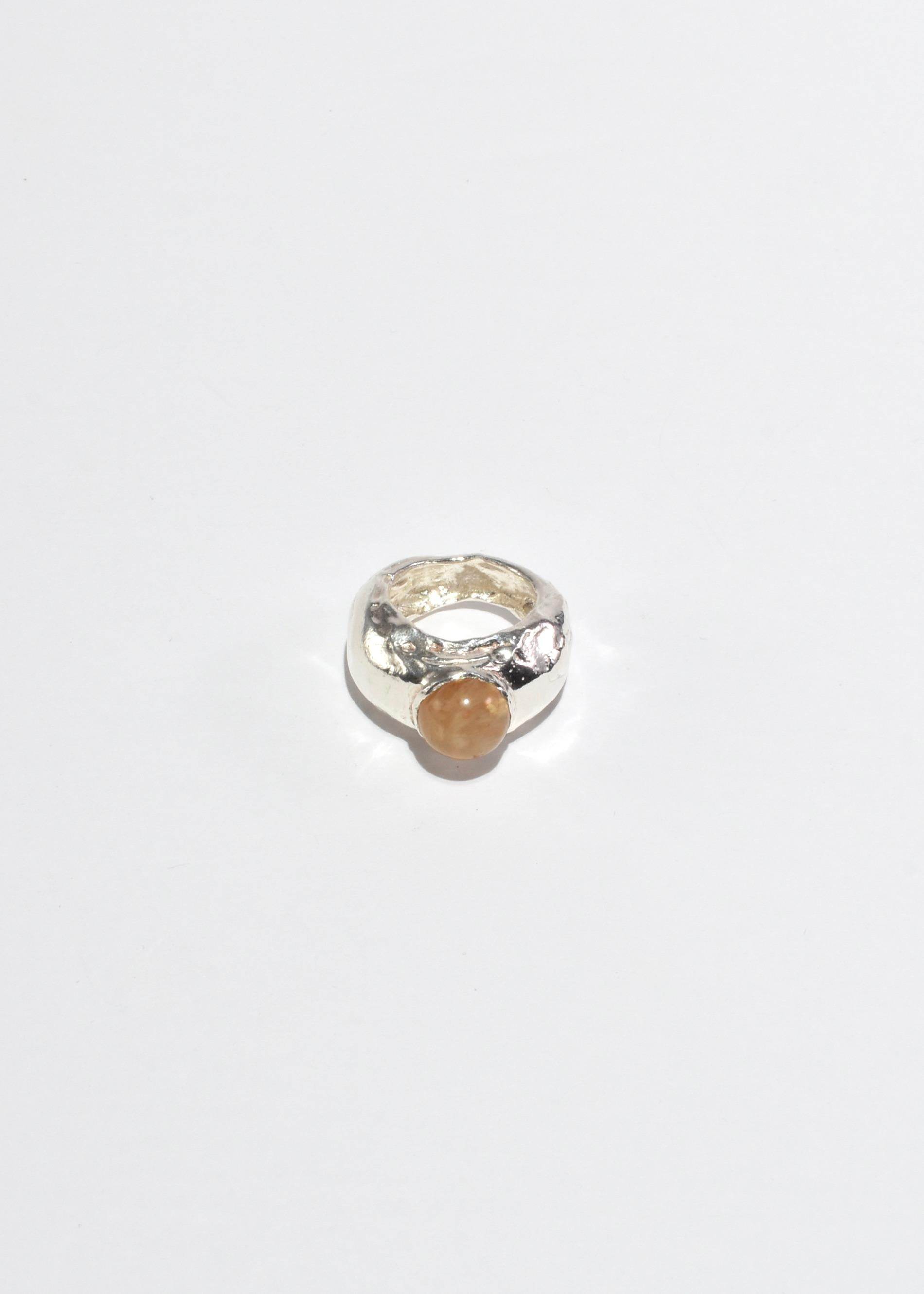 Cabochon Anello Fruto in argento in vendita