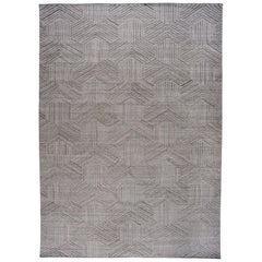 Tappeto in lana con forme geometriche A. Silver