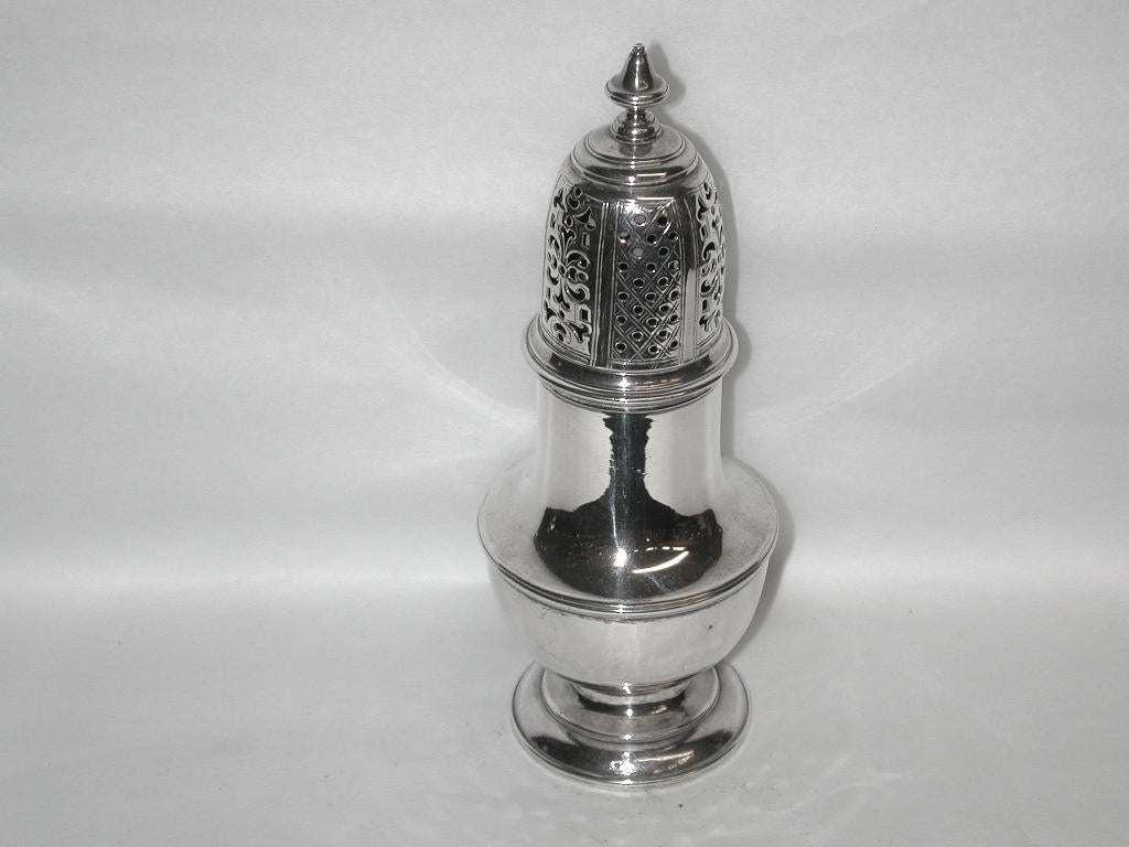 Silver George 11 Silver Sugar/Ginger Caster, 1745, London by Richard Kirsill 3