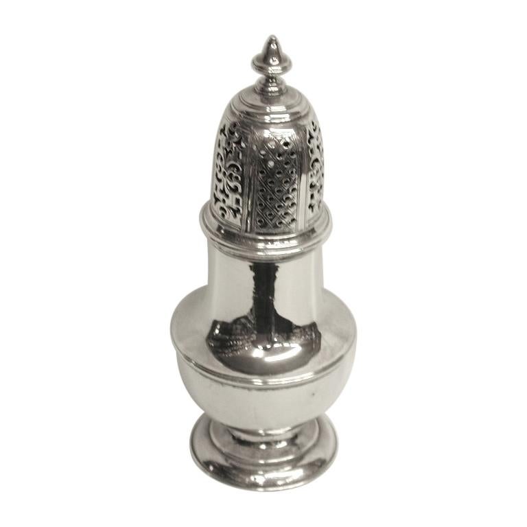 Silver George 11 Silver Sugar/Ginger Caster, 1745, London by Richard Kirsill