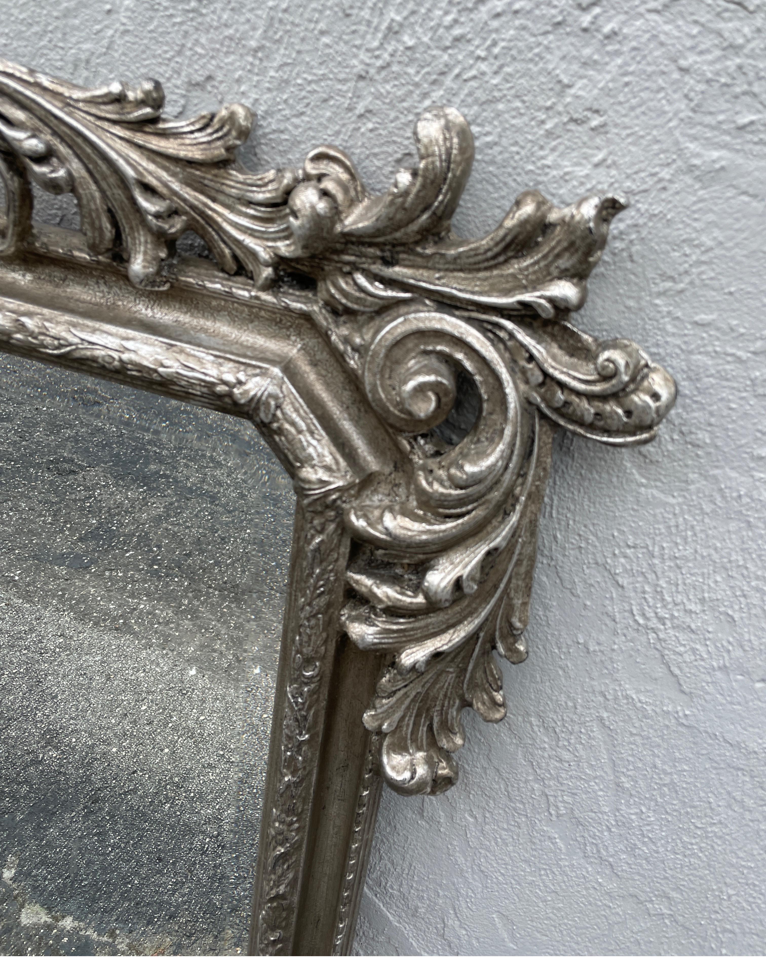 decorative silver mirror