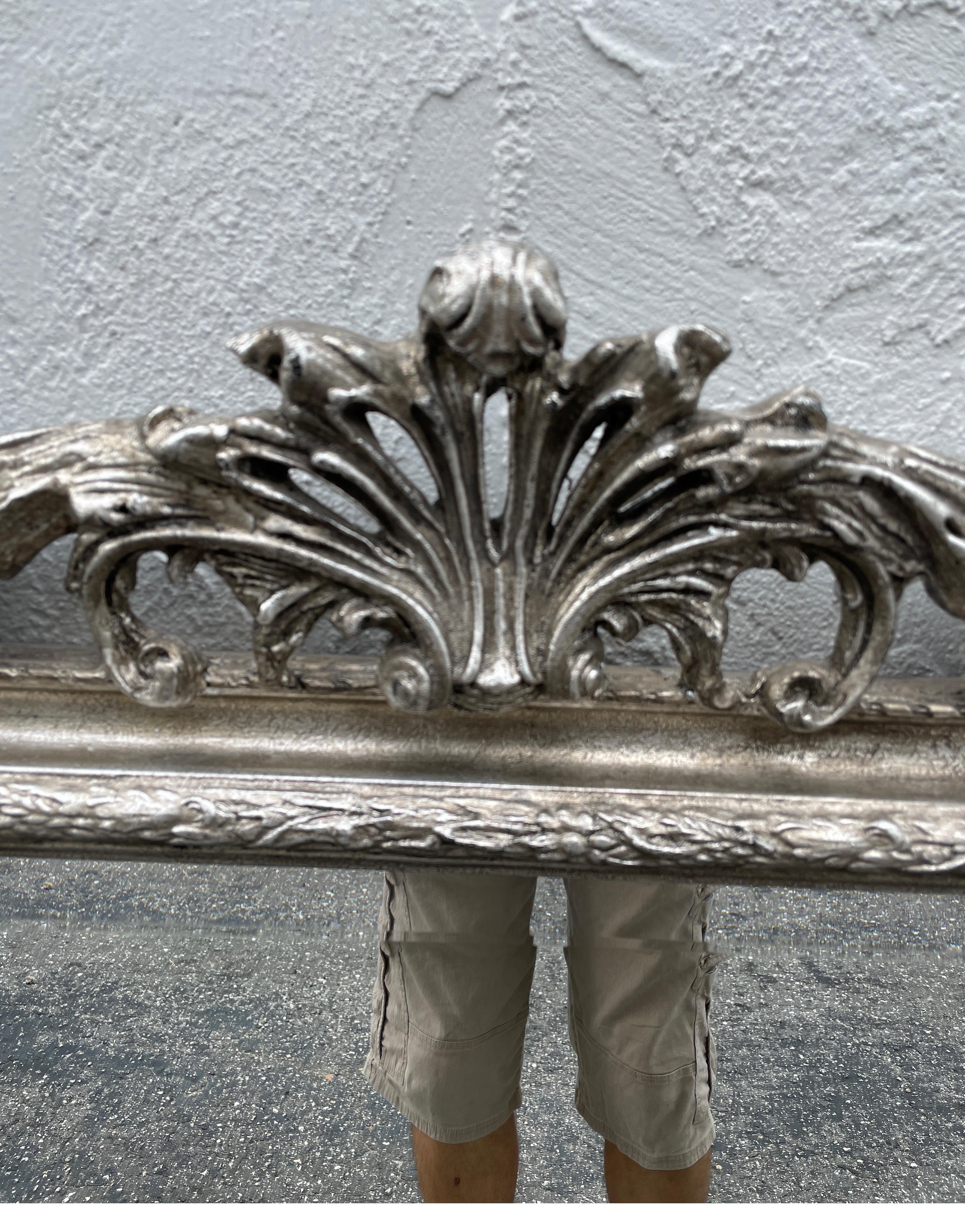 silver mirror decor
