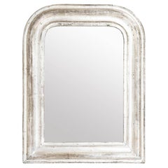 Miroir doré argenté