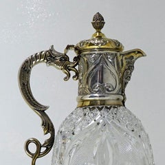 Silver Gilt Claret Jug London, 1899 Mappin Brothers