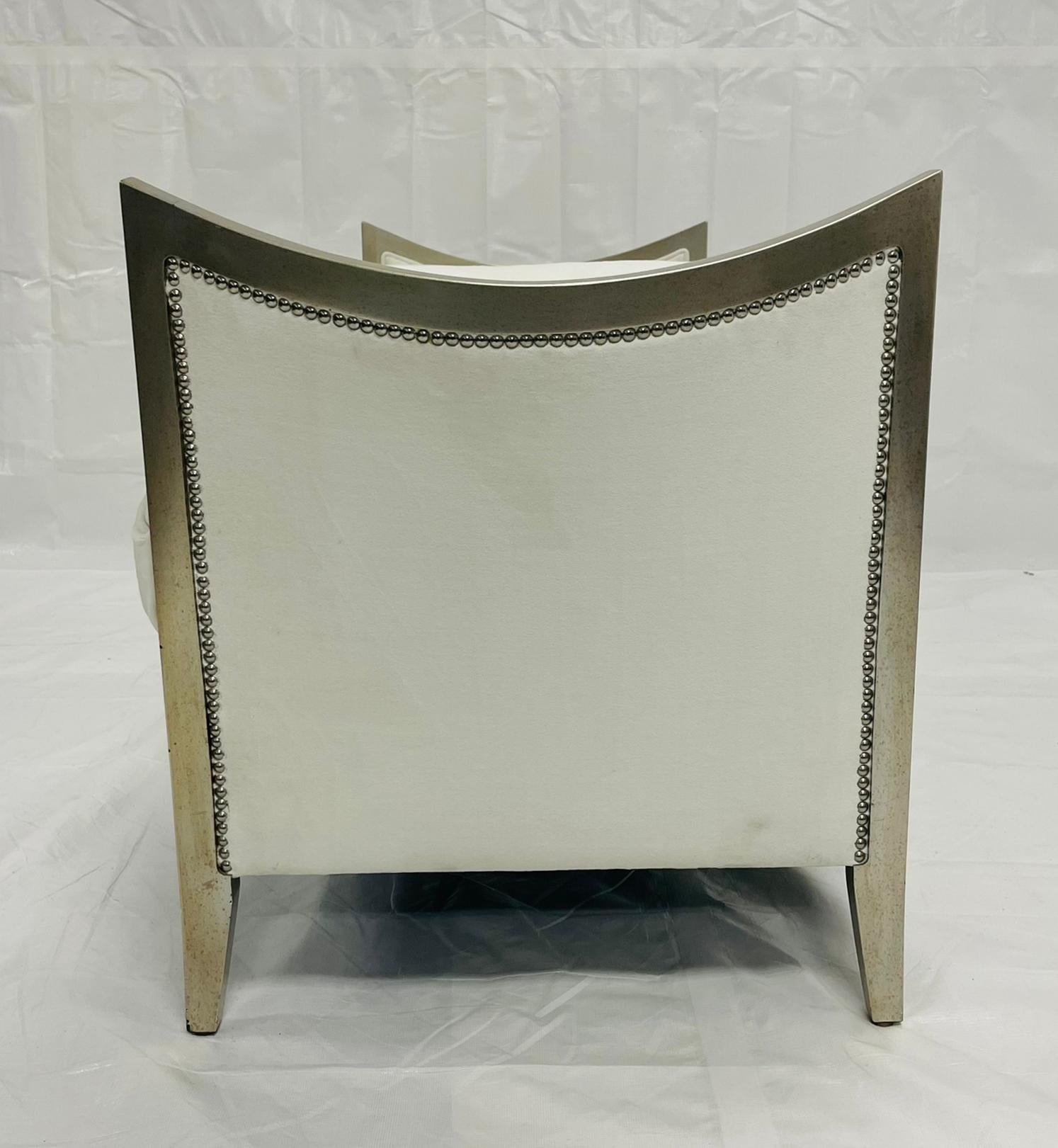 Silver-Gilt Daybed by Reagan Hayes, Los Angeles, Zeitgenössisches Design (Stoff) im Angebot