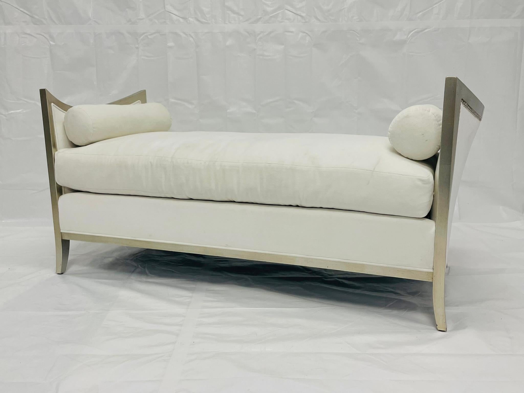 Silver-Gilt Daybed by Reagan Hayes, Los Angeles, Zeitgenössisches Design im Angebot 2