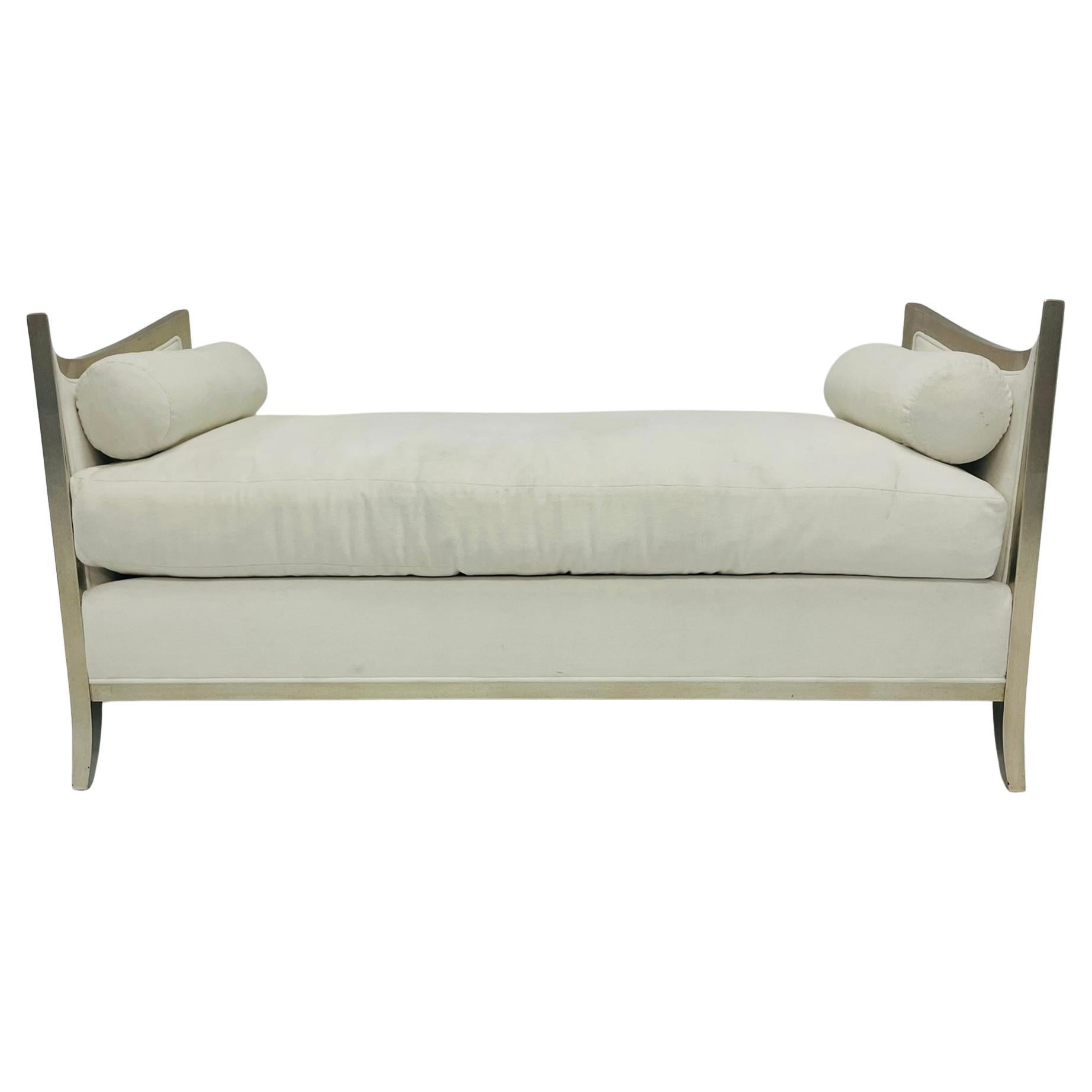 Silver-Gilt Daybed by Reagan Hayes, Los Angeles, Zeitgenössisches Design im Angebot