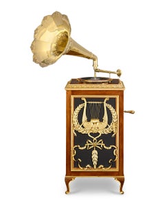 Silver Gilt Gramophone by Garrard & Co.