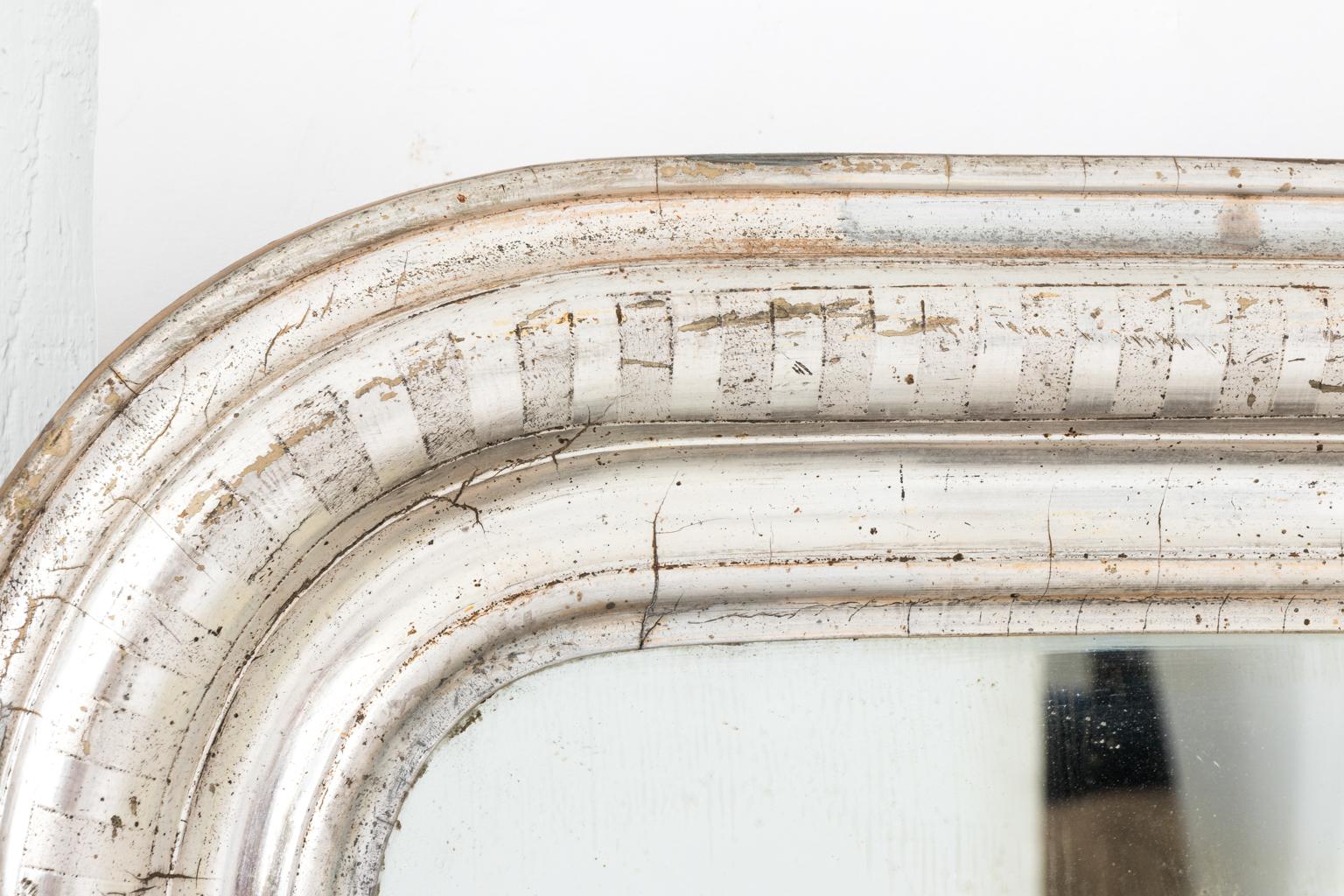 Silver Gilt Louis Phillip Mirror For Sale 4