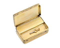 Silver-Gilt Musical Snuff Box by François Nicole