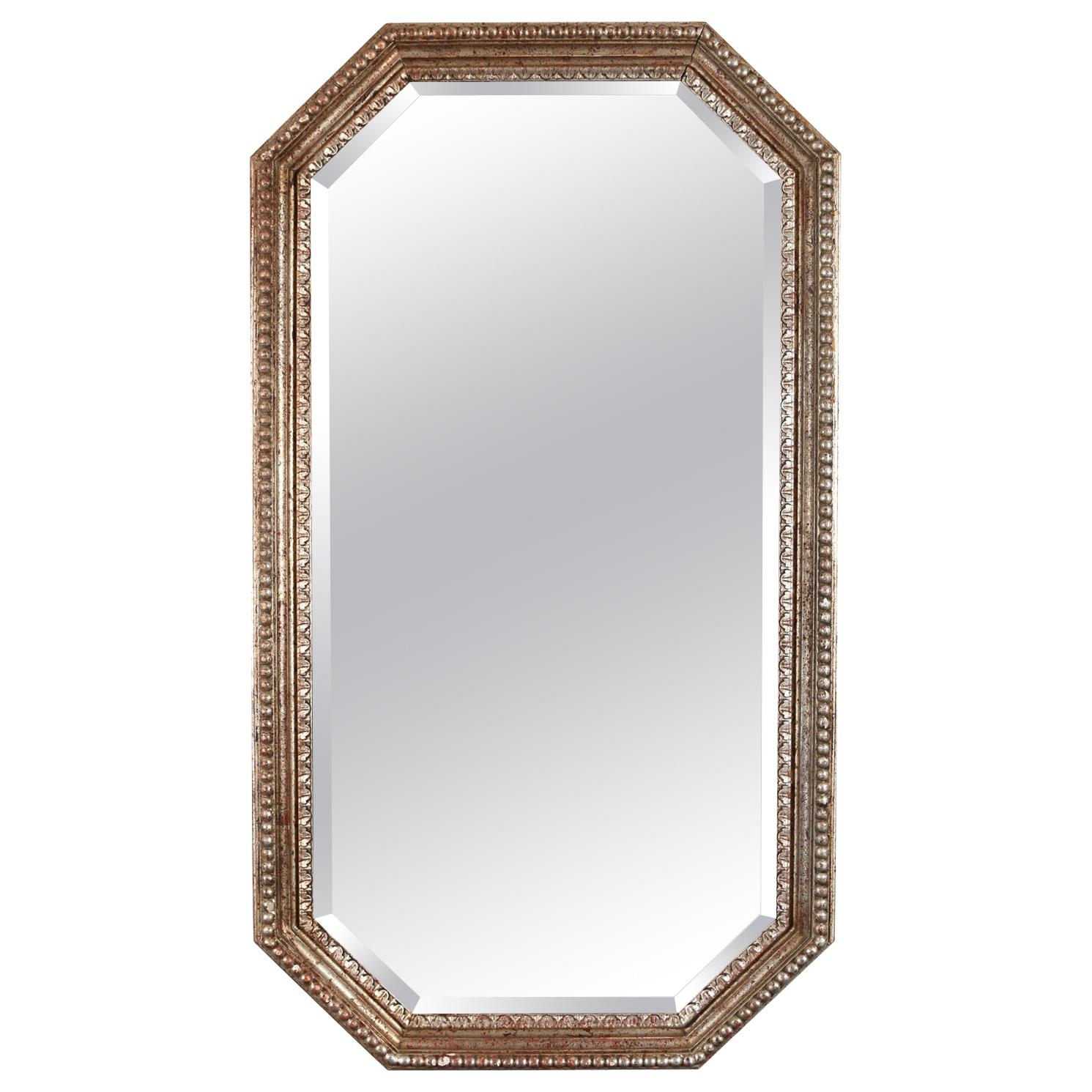 Silver Gilt Octagonal Beaded Mirror