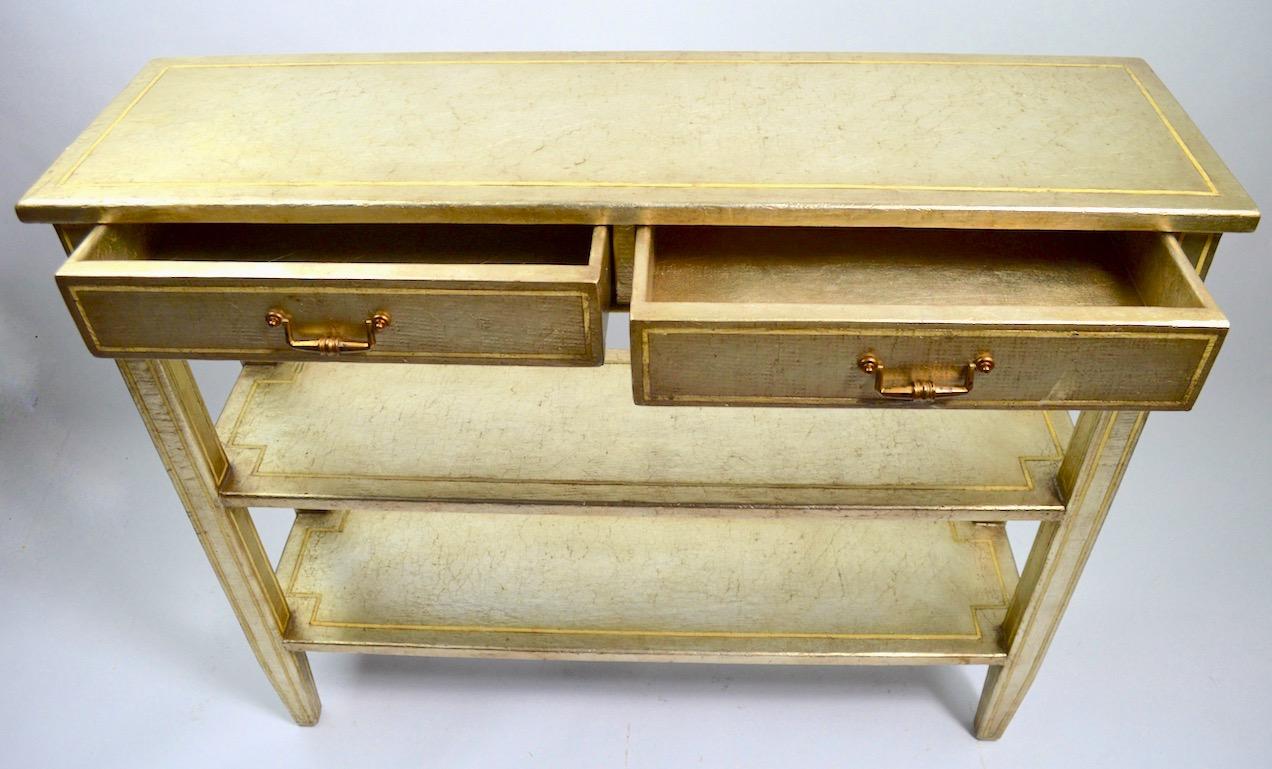 Neoclassical Revival Silver Gilt Server by Theodore Alexander