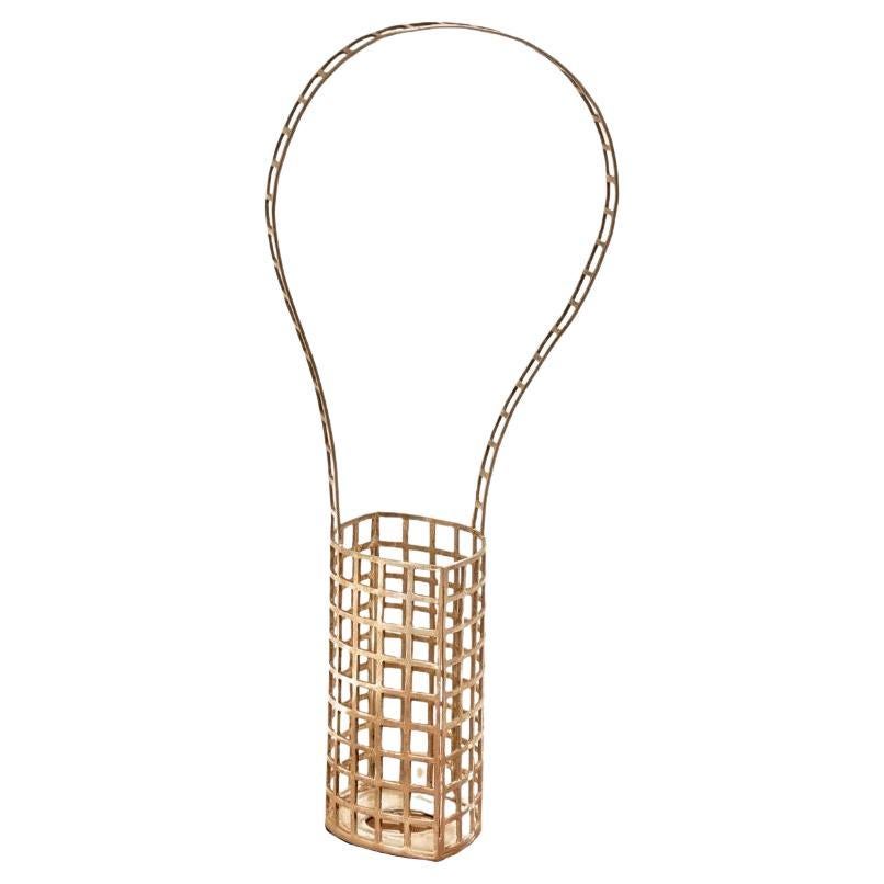 Silver "Glitterwerk" Flowerbasket by Josef Hoffmann for Wiener Werkstätte For Sale