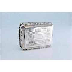 Vinagrera en forma de libro de plata dorada con tapa y estuche de cuentas, Jorge IV