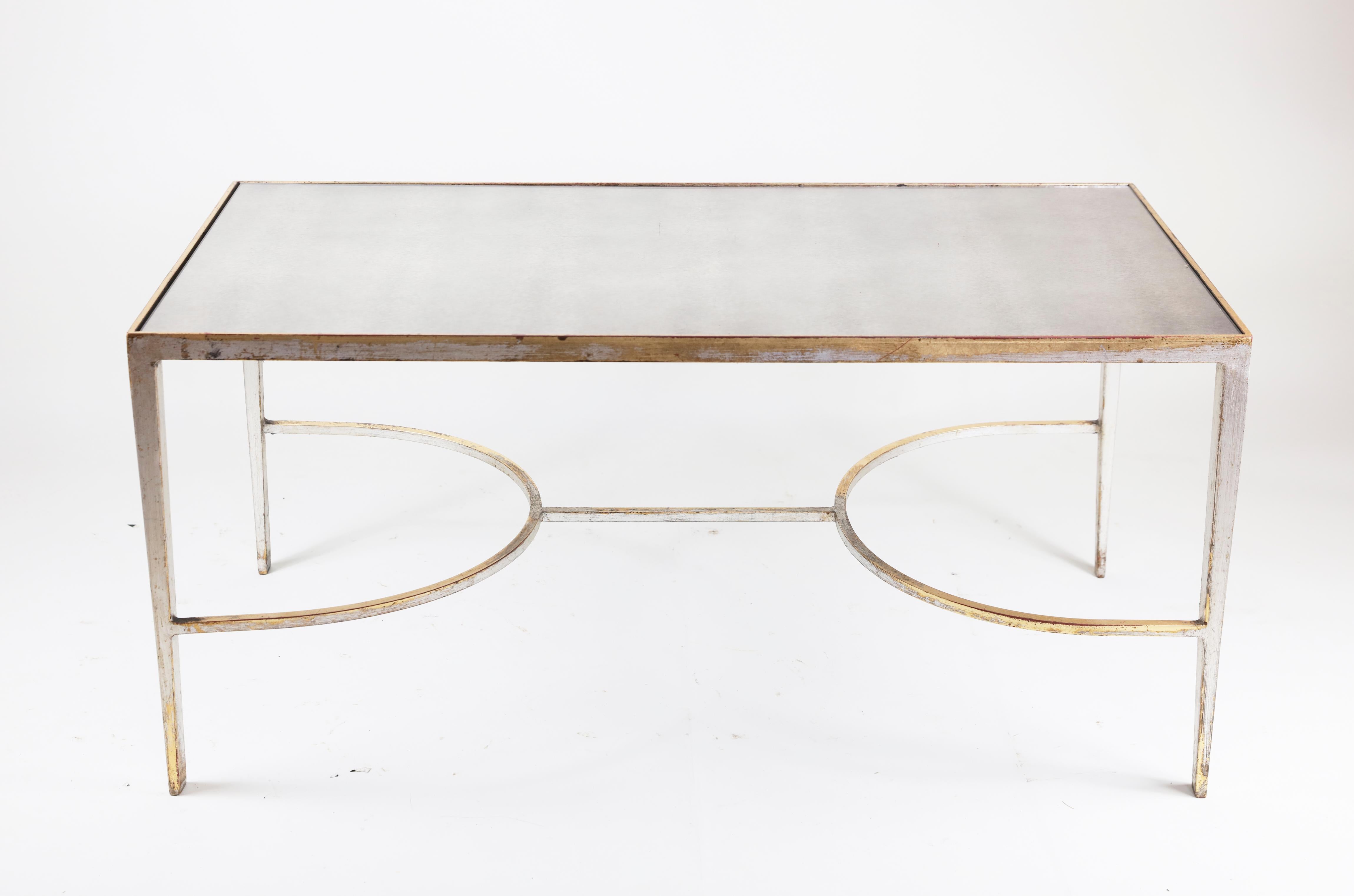 Silver & Gold Mirrored Cocktail Table 3 Pieces
70