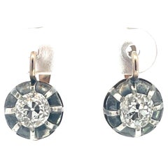 Silver
Gold Old European Cut Diamond Earrings