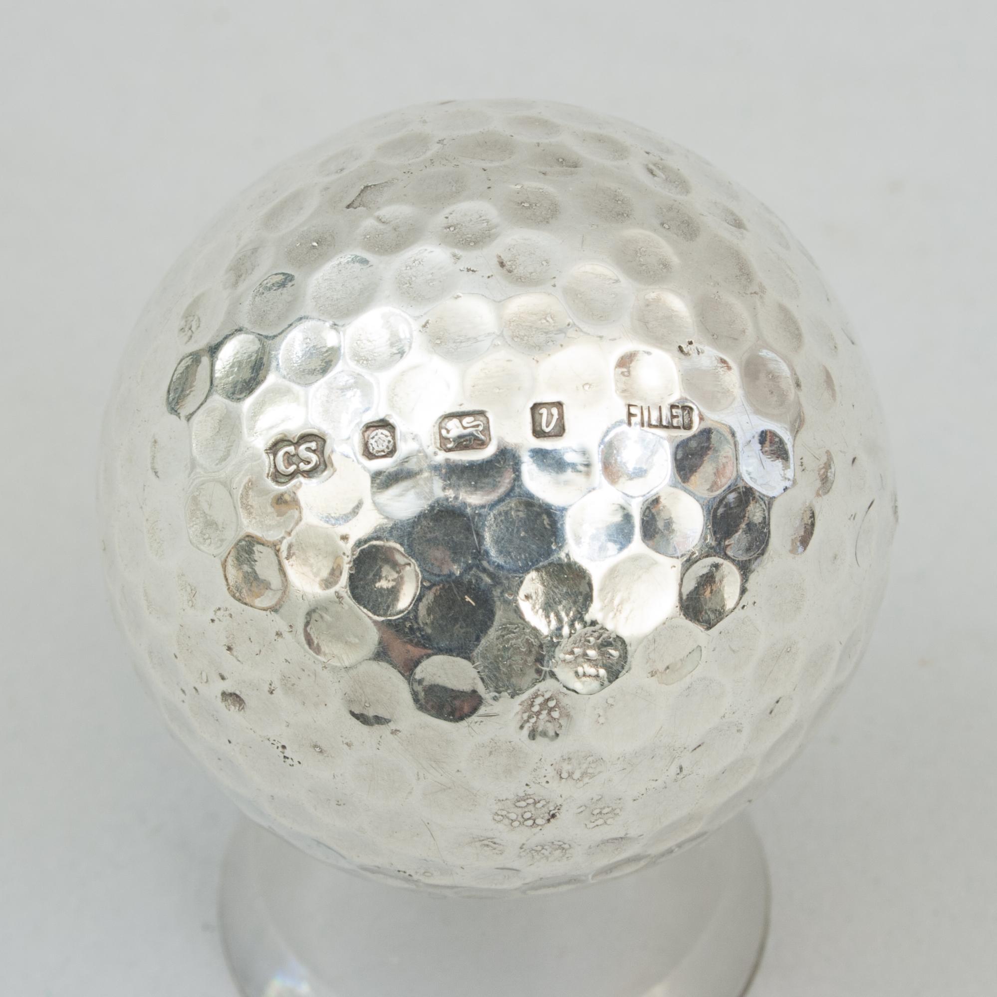 20th Century Silver Golf Ball For Sale