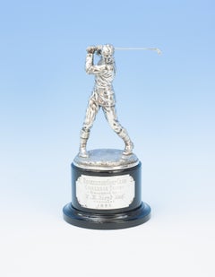 Silberne Golf-Skulptur, Golf-Ehrenpokal