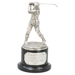 Silberne Golf-Skulptur, Golf-Ehrenpokal