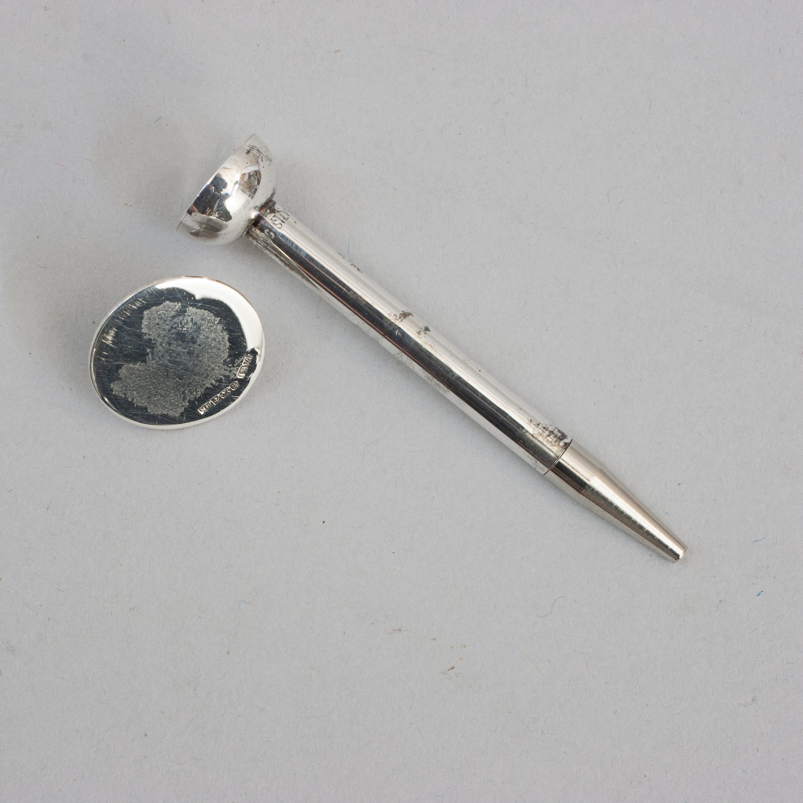 20th Century Silver Golf Tee Pencil and Ball Marker For Sale