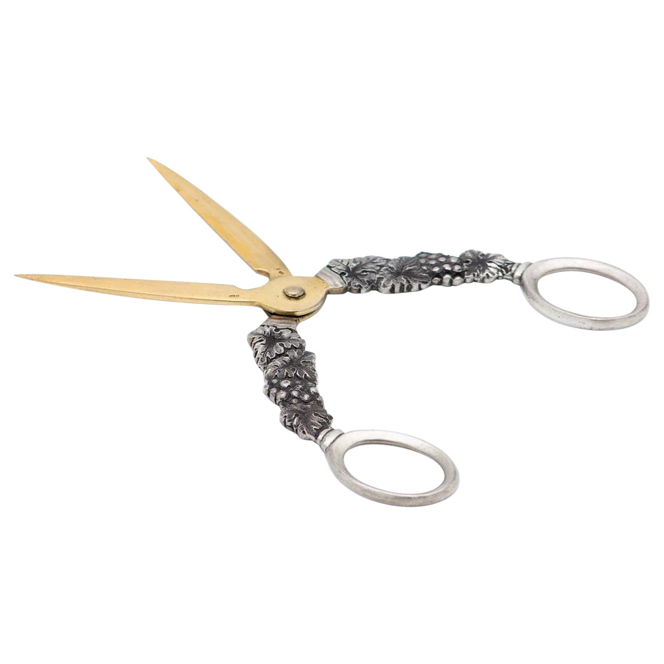 Silver grape scissors