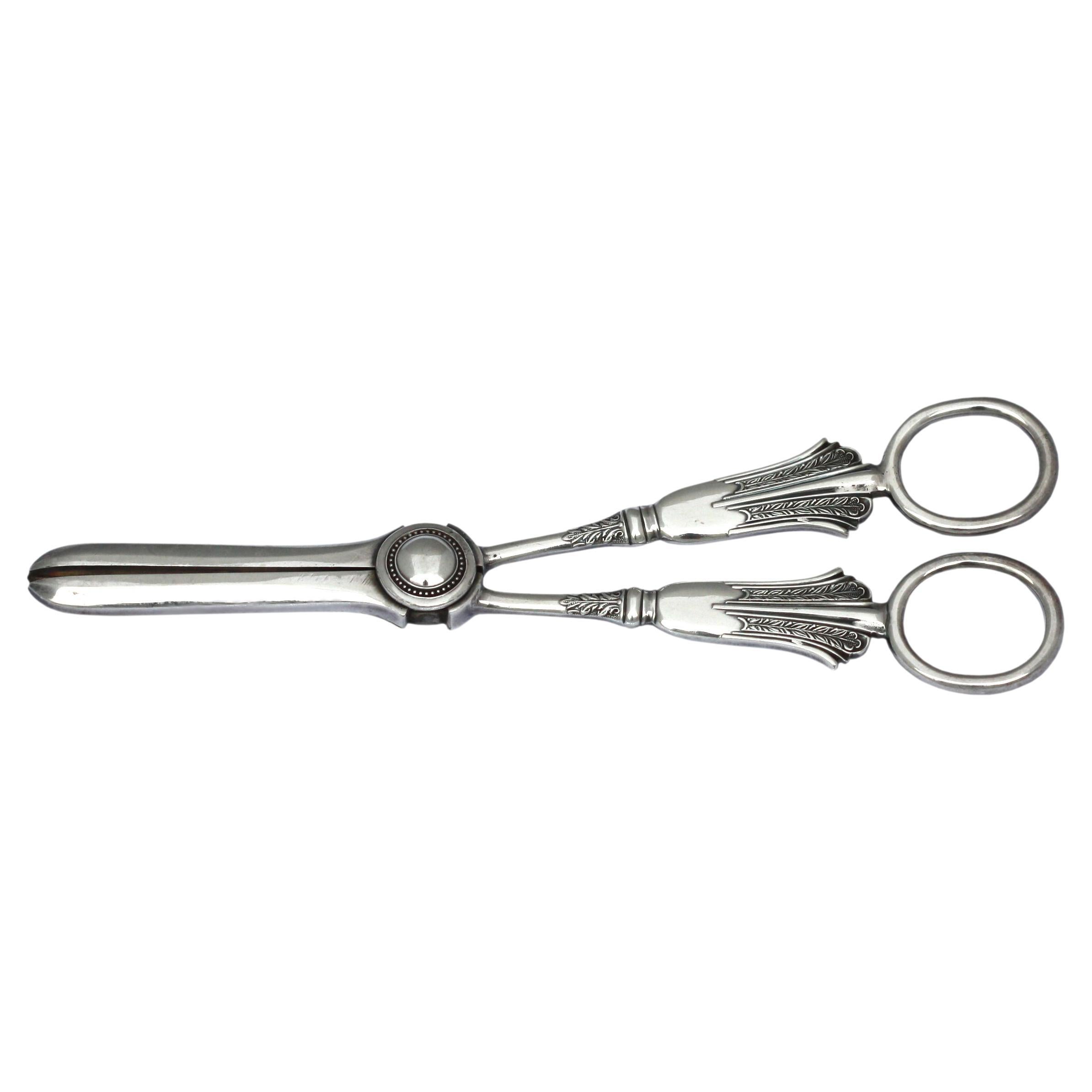 Silver Grape Scissors  For Sale