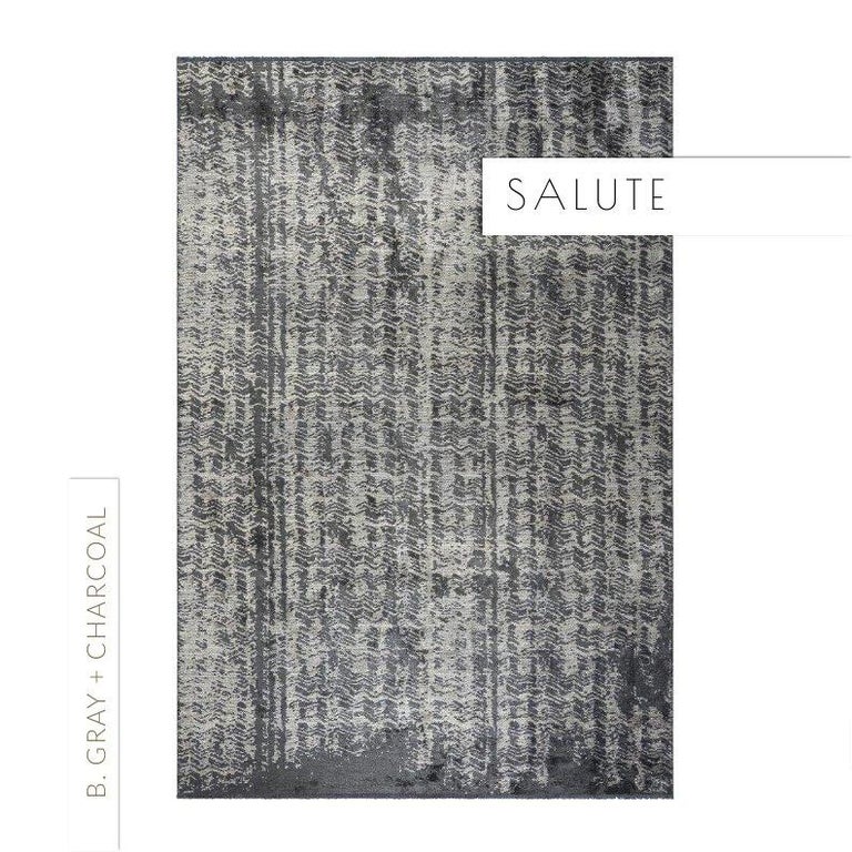 Silver Diamond Pattern Rug Silver Gray and Black Triangle Diamond Geometric Pattern Rug with Shine ...