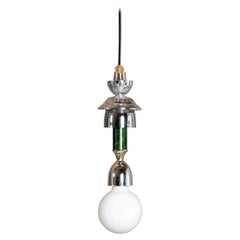 Lumière L3 argentée et verte de Flétta