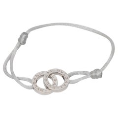 Bracelet en satin A Silver et Grey Bvlgari