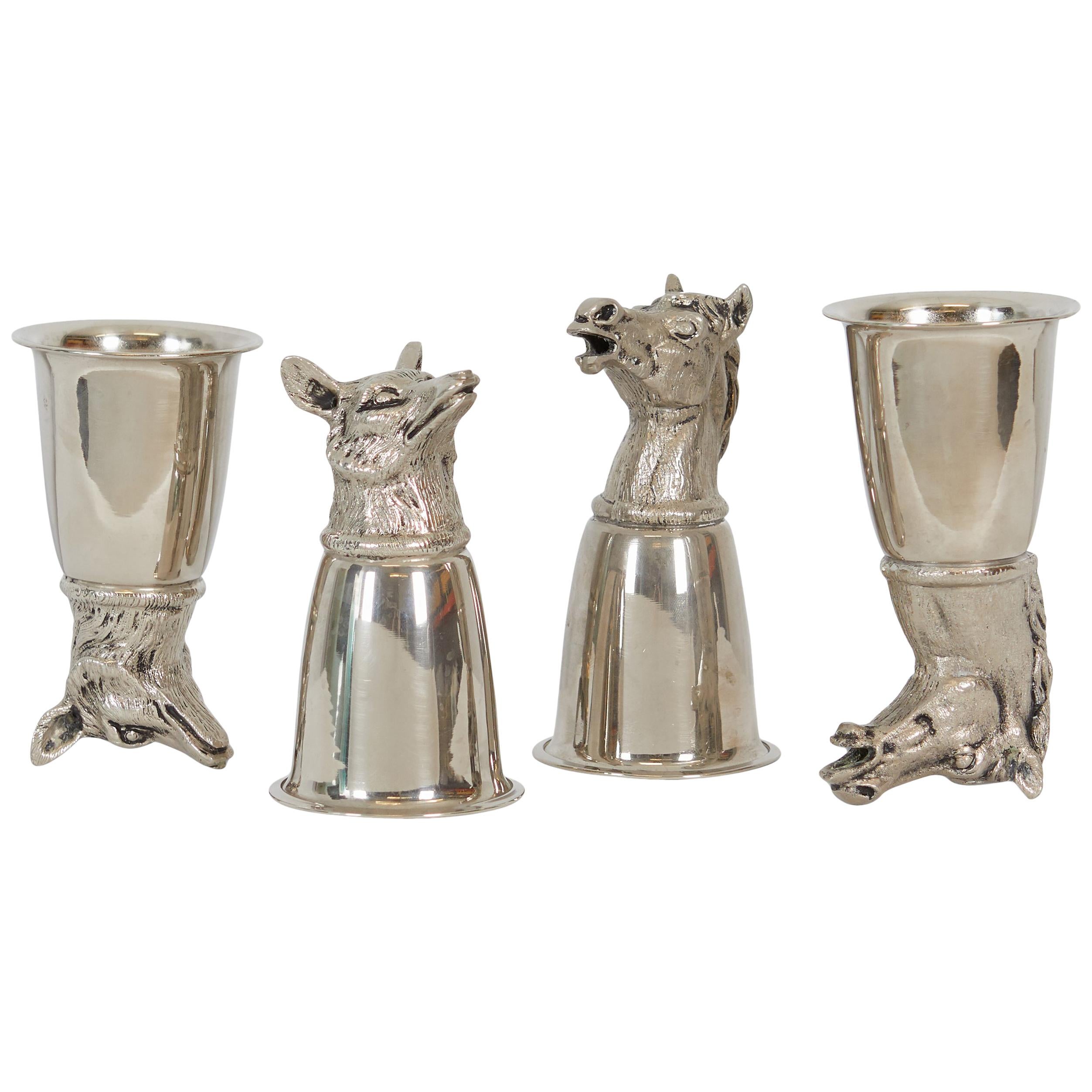 Silver Gucci Stirrup Cups at 1stDibs