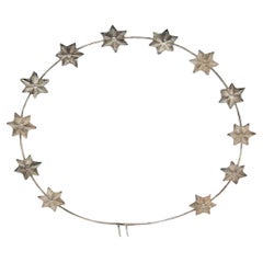 Aureola d'argento di Nostra Signora con stelle (11)