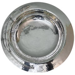 Silver Hammered Centerpiece Brandimarte, Italy, 1970s