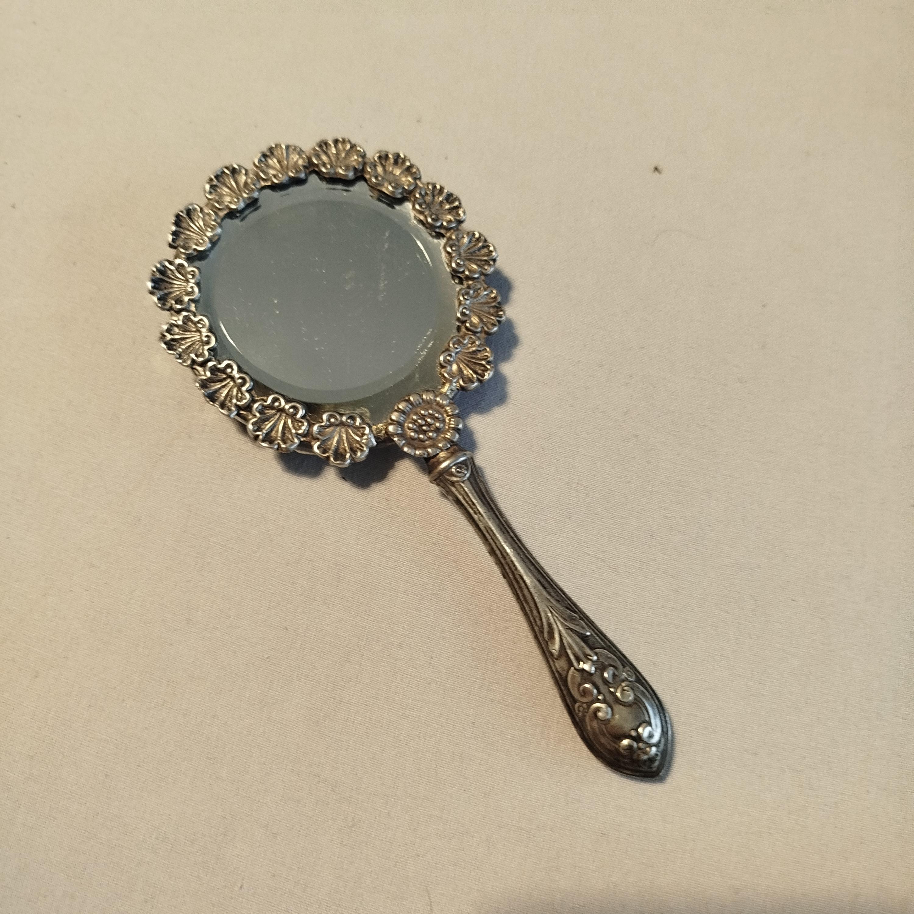 Silver Hand Mirror